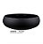 Vaso Bacia de Vidro Redondo 28cm Preto - Imagem 1