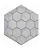 Forma Sextavada Estriada Bloquete 30x30x8cm - FP010 - Imagem 2
