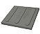 Kit 10 Formas Piso Tátil Reta 25x25x2cm - FP113 - Imagem 2