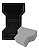 Kit 10 Formas Ossinho Chanfrado Meio Bloquete 25x15x6cm - FP041 - Imagem 6