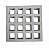 Kit 10 Formas Elemento Vazado 16 Furos Compose 39X39X07 - FP143 - Imagem 2