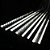 8 Tubos De Luz Led De 75cm Em Cascata De Iluminação Efeito G - Imagem 1