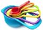 Conjunto 6 Medidores Para Culinária Coloridos E Encaixáveis - Imagem 3