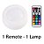 3 Lampadas Luminaria Led RGB Controle Remoto Para Armario - Imagem 4