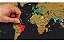 Mapa Mundi De Raspar Viagens Raspadinha Scratch Map 80x60cm - Imagem 3