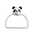 Suporte De Toalha De Rosto Para Parede Banheiro Panda - Imagem 1