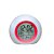 Relógio Despertador Redondo Digital Led Colorido Alarme De Cabeceira - Imagem 8
