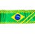 Kit Copa Do Mundo Seleção Brasil Individual Chapéu Cachecol Corneta Bandeira - Imagem 6