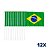 Kit 12 Bandeiras Brasil Copa Do Mundo Seleção - Imagem 1
