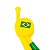 NO:0621 Corneta Dupla Brasil Amarela Com Detalhe Verde Copa Do Mundo - Imagem 6