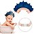 Chapéu Coroa Para Banho Bebê Viseira Protetor Para Olhos - Imagem 4