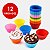 Formas Silicone Mini Cupcake Bolo Muffin Assadeira Kit Com 12 Unidades - Imagem 1
