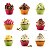 Formas Silicone Mini Cupcake Bolo Muffin Assadeira Kit Com 12 Unidades - Imagem 7