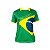 Camisa Polo Bandeira Brasil Copa do Mundo Futebol - Imagem 1