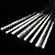 8 Tubos De Luz LED De 50cm Em Cascata De Iluminação Efeito Gelo Chuva Natal - Imagem 6
