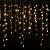 Pisca de LED Cascata 100L 3M X 70CM 8 Modos Tomada Natal Ano Novo Festas - Imagem 2