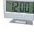 Relógio de Mesa Digital Lcd Led Acionamento Sonoro Despertador Termômetro - Imagem 6