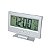 Relógio de Mesa Digital Lcd Led Acionamento Sonoro Despertador Termômetro - Imagem 2