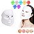 Mascara Led 7 cores Facial Tratamento Pele Fototerapia Cores - Imagem 11