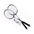 CDSP (Exclusivo Plano VIP) - Kit 2 Raquetes Badminton Petecas e Bolsa - Imagem 1