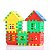 Brinquedo De Montar Blocos Infantil Coloridos Casa Castelo - Imagem 3