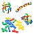 Brinquedo Montar Infantil Coloridos Tubos Canos Encaixar - Imagem 1