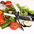 CDSP - Tesoura Faca Tábua de Corta Legumes Verduras Clever Cutter - Imagem 2