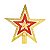Ponteira Estrela Decoração Enfeite Glitter Arvore De Natal 18cm - Imagem 3