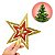 Ponteira Estrela Decoração Enfeite Glitter Arvore De Natal 18cm - Imagem 1