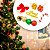 Enfeite Decoração Arvore De Natal Presentes Bolas Sino Laço Pendurar - Imagem 2