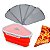 Pote Expansível Armazenar Pizza Silicone Separador 5 Fatias - Imagem 1