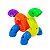 Brinquedo De Montar Interativo Plastico Infantil Tubos Conexões Encaixar Coloridos - Imagem 4