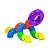 Brinquedo De Montar Interativo Plastico Infantil Tubos Conexões Encaixar Coloridos - Imagem 6