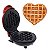 Mini Máquina De Assar Forma Elétrica Retro Waffle Coração 220V - Imagem 4