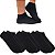 Kit 3 Pares Meia Cano Curto Infantil Meninos Meninas 6-9 Anos - Imagem 1