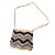 Bolsa Artesanal Lateral Listrada Transversal Casual Praia - Imagem 4