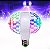 Lâmpada Luz Led Globo Colorido Giratório Duplo Festa Dj RGB - Imagem 1