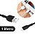 Cabo Carregador USB Lightning IOS Rápido Turbo 1 Metro - Imagem 1