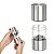 Moedor Pimenta Sal Triturador Manual Gourmet Aço Inox - Imagem 3