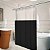 Cortina De Box Banheiro PVC Com Visor Liso 138X198cm - Imagem 2