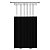 Cortina De Box Banheiro PVC Com Visor Liso 138X198cm - Imagem 9