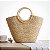 Bolsa Grande Cesta Alça Madeira Artesanal Praia Piscina - Imagem 2