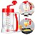 Misturador Manual Massa Bolo Panqueca Waffle Cupcake Dosador 800ML - Imagem 1