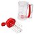 Misturador Manual Massa Bolo Panqueca Waffle Cupcake Dosador 800ML - Imagem 5