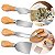 Conjunto Jogo De Utensílios Queijo Inox 4 Peças Gourmet - Imagem 1