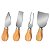 Conjunto Jogo De Utensílios Queijo Inox 4 Peças Gourmet - Imagem 4