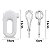 Mini Batedor Ovo Bolo Chantilly Mixer 2 em 1 USB Portátil - Imagem 6