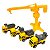 Brinquedo Infantil Carrinhos Construção Guindaste Obra - Imagem 4
