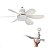 Ventilador De Teto Luz Led Silencioso 40W E27 6 Pás - Imagem 3