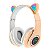 Fone Headset Bluetooth Colorido Com LED Sem Fio Gatinho - Imagem 9